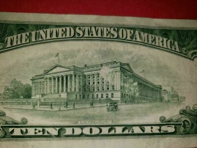 Vintage Ten Dollar 1950D $10 Chicago  Federal Reserve Note Bill Green Seal 3