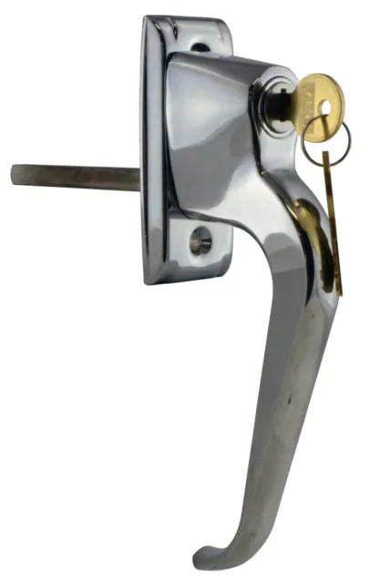 Kason Rear Door Locking Handle chrome for Grumman,Utilimaster, trucks, stepvans,