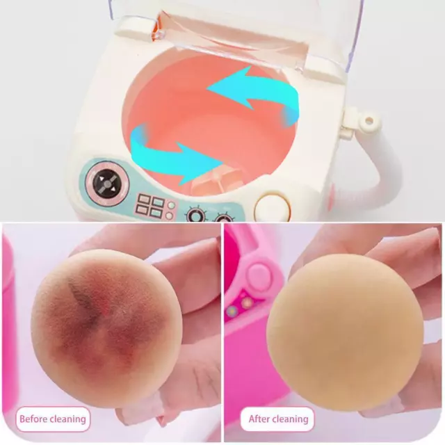 Mini Make-up Bürste Reiniger elektrische Waschmaschine für Wimpern Pad Schwamm HOTS