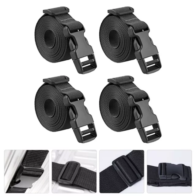 4 Pcs Luggage Straps Travel Heavy Duty Suitcase Outdoor Supplies