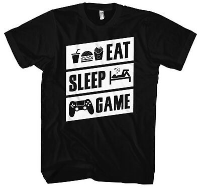 EAT Sleep game play STAION Uomini T-shirt da uomo | console giocare d'azzardo Fun Gioco per XBOX