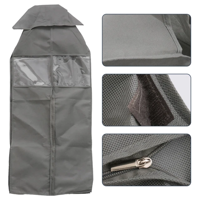 Kleidung Staubschutz Pullover-Set Kleiderbeutel Klare Kleidersäcke Grey Vlies