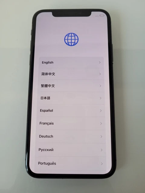 Apple IPhone X 64GB gris sidéral