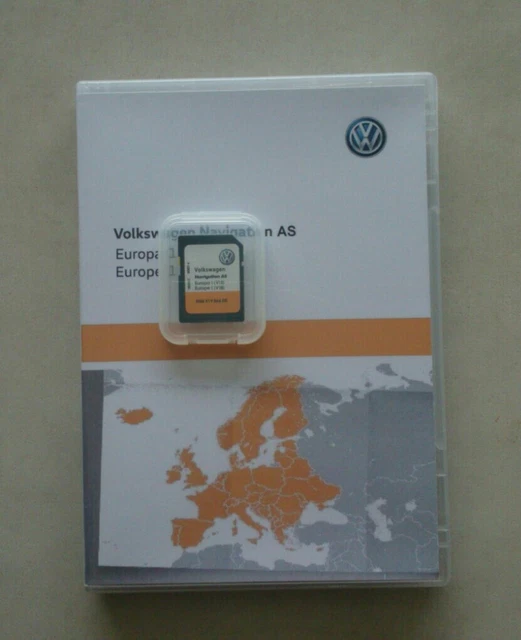 ORIGINAL PACKAGING VW SD navigation GPS card 5NA919866DS Europe 2024