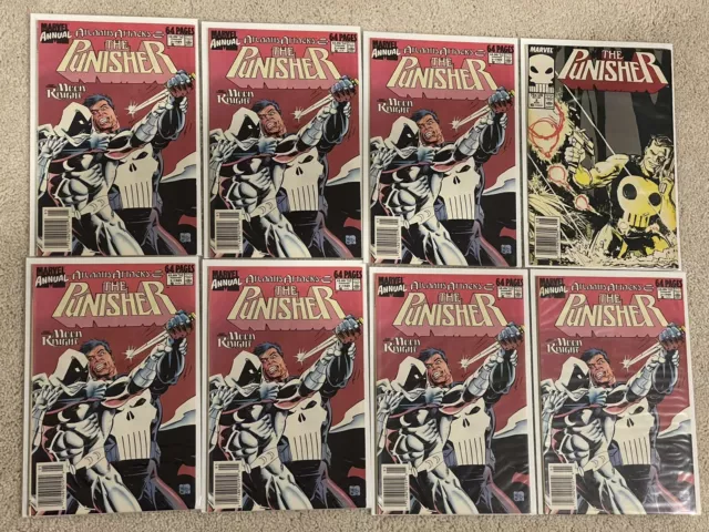 PUNISHER ANNUAL #2 Lot of (7) Comics Vs. Moon Knight great comics punisher rare