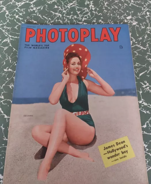 PHOTOPLAY Magazine SEPTEMBER 1955 Sue Evans James Dean Dirk Bogarde PH86