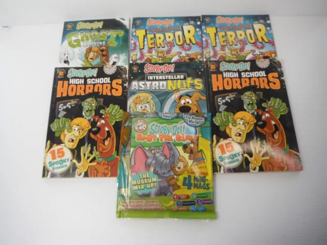 Scooby Doo Comic Magazines x 6 High School Horrors Astronuts Ghost Terror