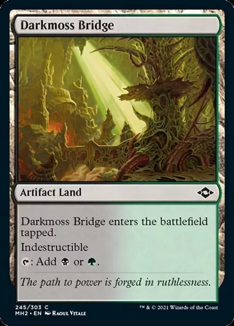 MTG NM Darkmoss Bridge FOIL - MH2 Modern Horizons 2