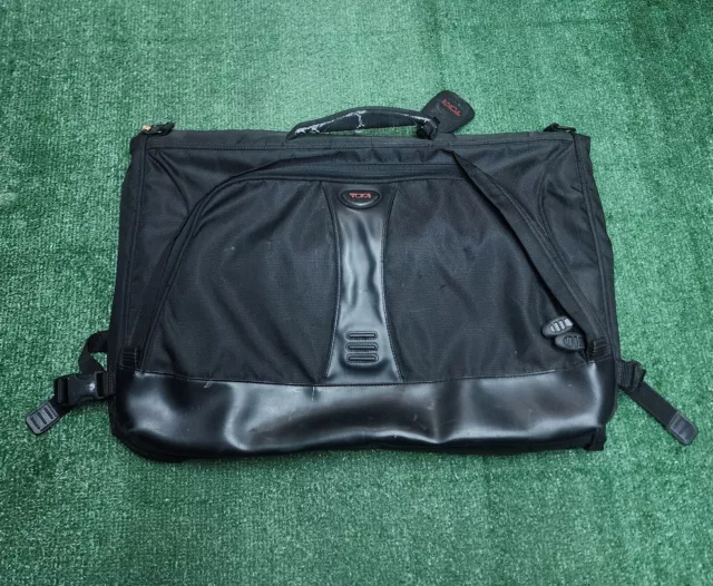 TUMI T-Tech Nylon Tri-Fold Carry On Garment Bag 536C Luggage Suitcase No Strap!!