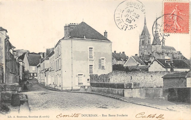 91-Dourdan-Rue Basse Foulerie-N 6012-H/0189