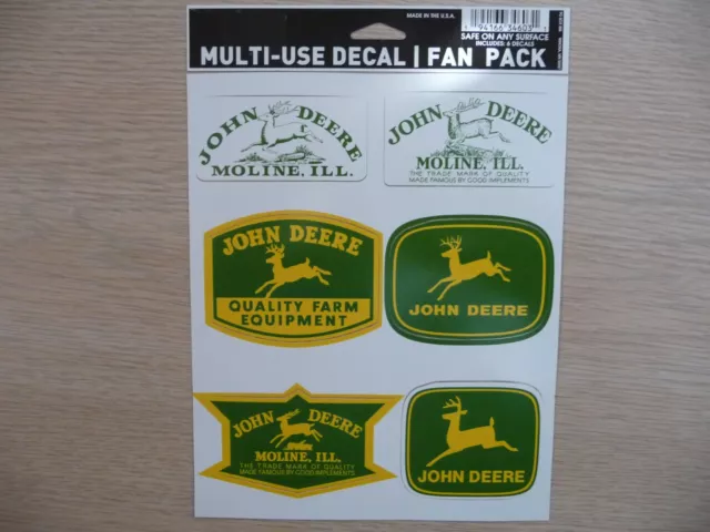 John Deere Decal Sticker Green Logo 4-Legged 2-legged Logo LP79751