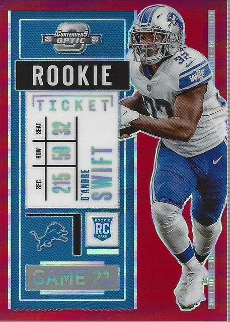 2020 Panini Contenders Optic Red #70 D'Andre Swift /125 - NM-MT