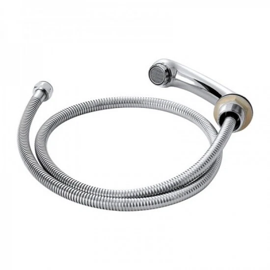 Ducha de mano extraíble para peluquería plata