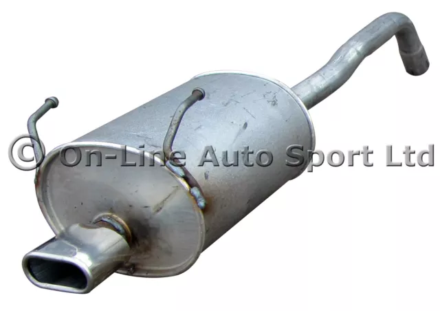 Fiat 500 rear shop exhaust box