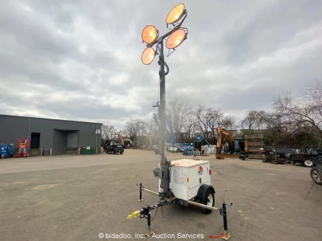 2013 Magnum MLT3060K S/A Towable Light Tower Generator 6kW Genset bidadoo