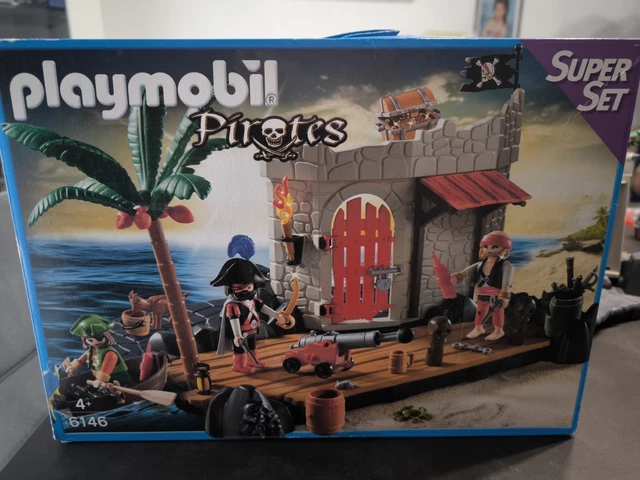 Pièce De Rechange Playmobil Forteresse Pirates 6146 - En Plastique, Propre, Occasion