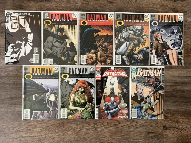 *BATMAN Comic Lot/Run/Set DC Collection VF+/NM (9 Books!) L@@K 🔥Gotham Knights*
