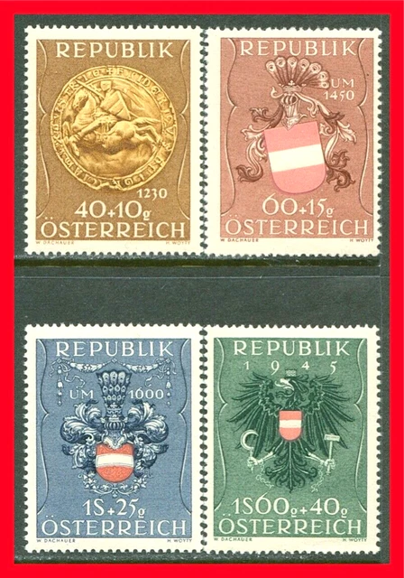 Austria Semi-postal Stamps Scott B264-B267, MNH Complete Set!! A200