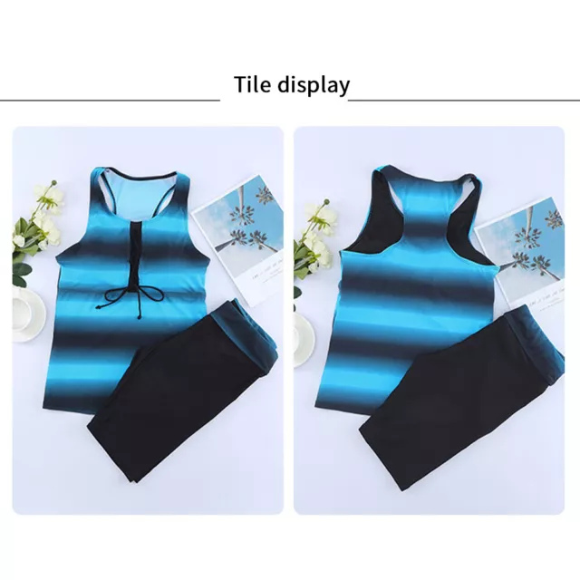 Fashion With Chest Pad Top Pants Swimming Women Swimsuit Athletic Summer Beach