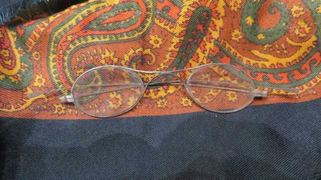 Lorgnons Ou Lunettes De Vue Rondes Vintage Années 1900 - Modèle N°15, Occasion Ancien