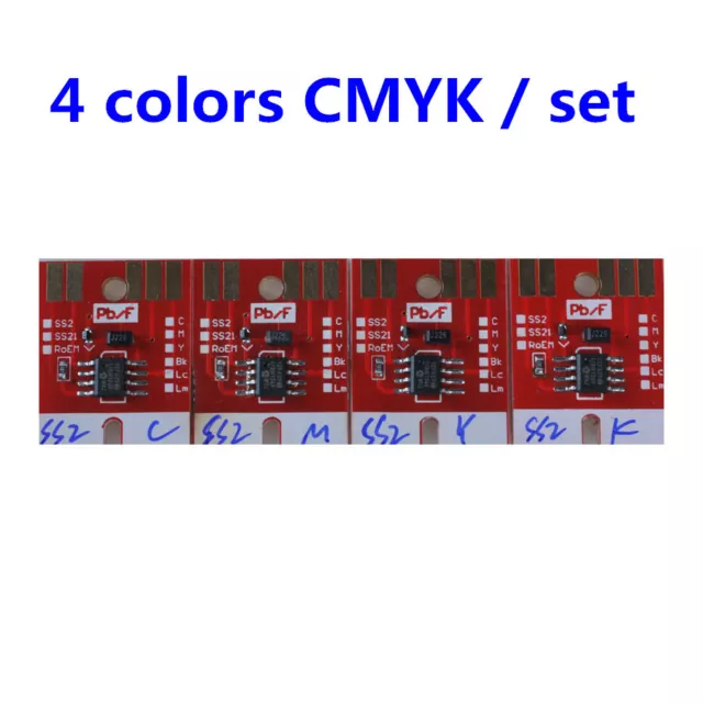 OEM Chip Permanent for Mimaki JV3 SS2 Cartridge 4 colors CMYK, High Quality