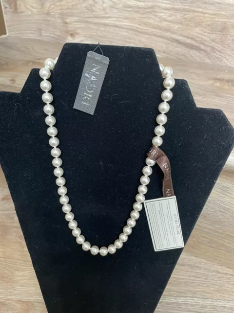 NADRI Simulated Pearl Necklace - Retail $80