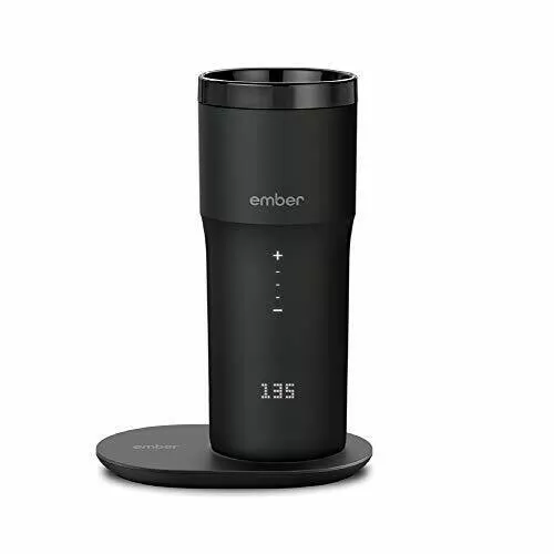 Ember Control Smart Travel Mug 2 - 12oz Black - App Controlled Heated Coffee Cup