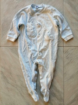 Chicco tuta completo coordinato giubbotto pantaloni bimba neonata bianco  chicco 6 mesi 
