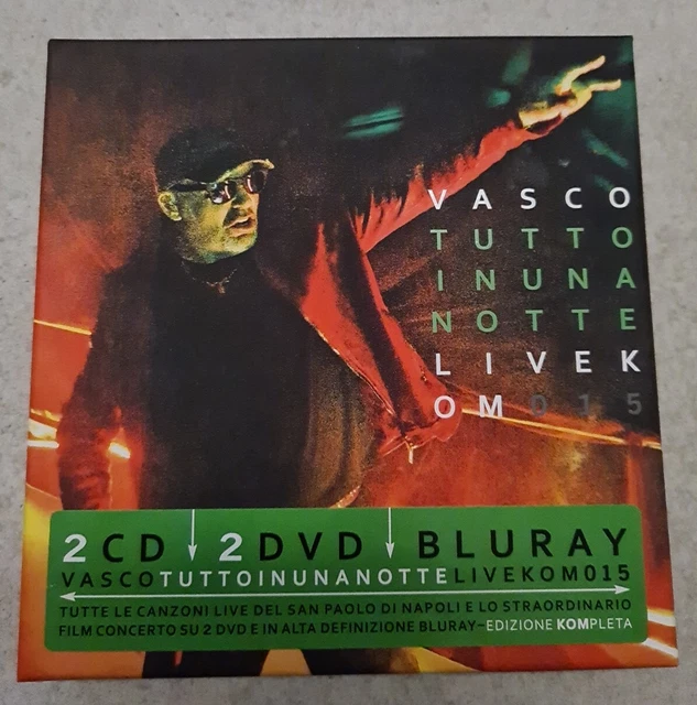 TUTTO IN UNA Notte Live Kom 2015 - Vasco Rossi (2 CD + 2 DVD + Blu