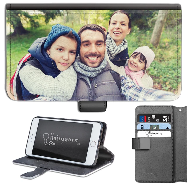 Personnalisez Avec Images/Photos PU Cuir Portefeuille Téléphone Étui ; à Clapet