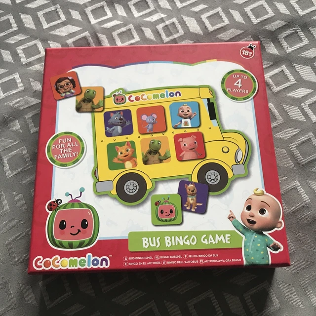 BUS BINGO Game, Bingo Game, Toyss, Games, 18m+, 4