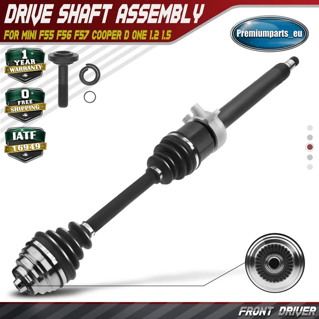 DRIVE SHAFT FRONT Right for Mini F55 F56 F57 Cooper D One 1.2 1.5 ...
