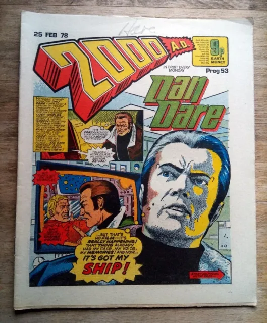 2000AD comic prog 53 from 1978 - excellent condition