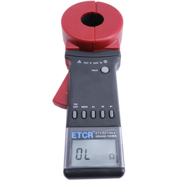 ETCR2100A+ Digital Clamp On Ground Earth Resistance Tester Meter # 2