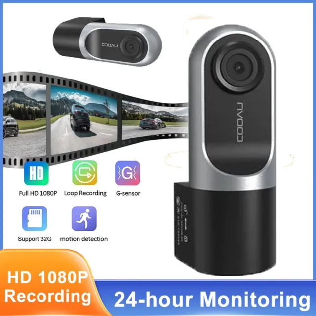 Dashcam Autokamera mit LCD IPS Bildschirm FHD 1080P Super Nachtsicht G-Sensor