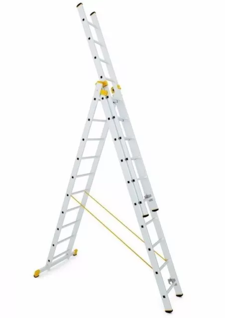 Triple Combination Ladders - 3 Section Trade Master EN131 Professional Aluminium