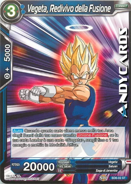 GOGETA FUSIONE SUPREMA in Italiano SD6-04 ST Dragon Ball Super