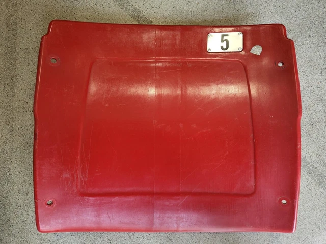 Busch Stadium Plastic Seat Back - #5, MLB Authenticated