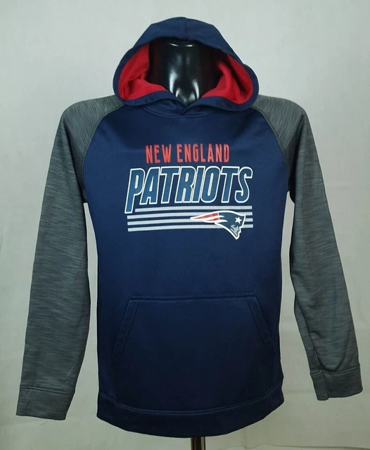 NFL Team Apparel activewear felpa con cappuccio New England Patriots taglia...