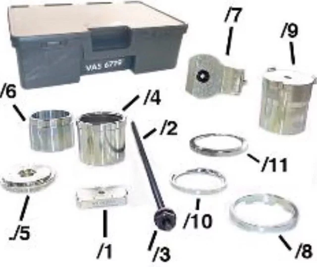 OEM AUDI VW Subframe Rubber Bushing Press Kit VAS6779A Former T10244