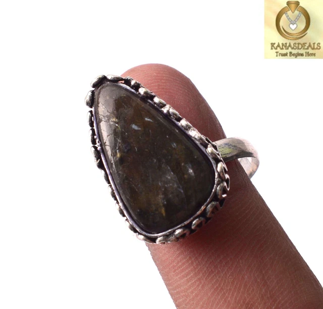 Labradorite Plated Ring Enchanting Jewellery 4 GM Value-Priced @1.99-71468