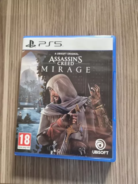 ASSASSINS CREED MIRAGE Game Sony Playstation 5 PS5 + Unused Forty