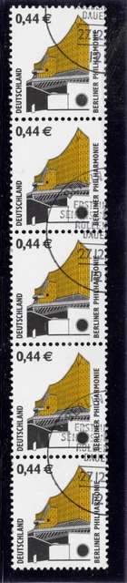 Bund BRD 2002; 5er Streifen mit NUMMER; Mi.Nr. 2298 A R; saub. gestempelt