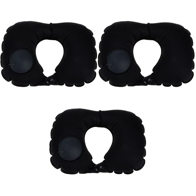 3 Pack Neck Cushion Sponge Travel Pillows Couch Airplane Neck Pillow