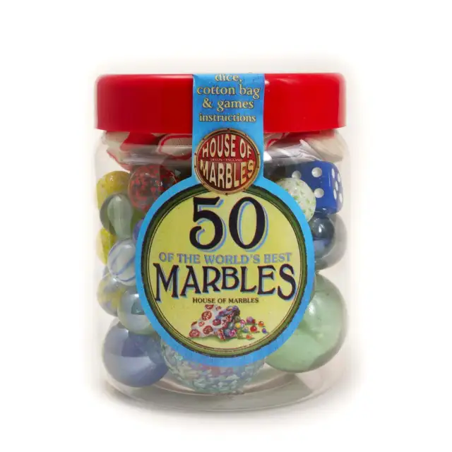 Tub of 50 Marbles-House of Marbles