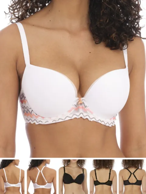 Freya Chill Bra Plunge Low Centre Non Padded Underwired Bras Cool