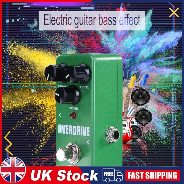 KOKKO Portable Guitar Effect Pedal Distortion Overdrive 9V Adapter Power Supply
