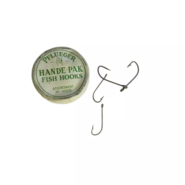 PFLUEGER HANDE-PAK FISH Hooks Assortment No 4005 Tin Vintage $15.98 -  PicClick