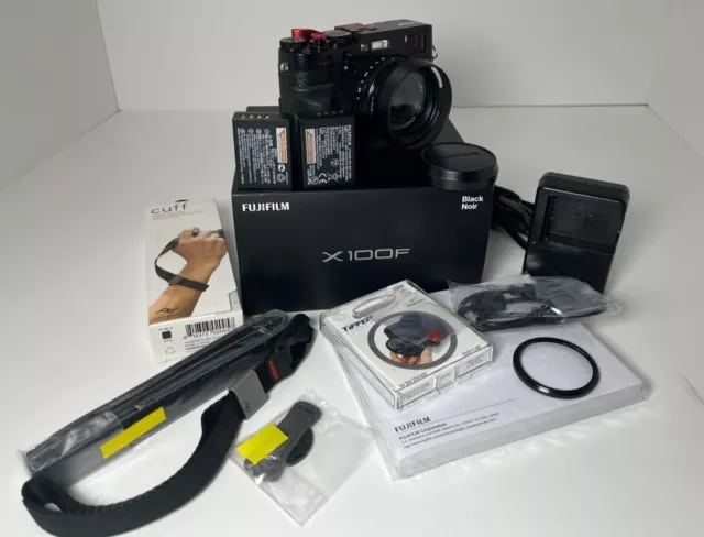 FUJIFILM X100F - 24MP Silver (10,800 Shutter Count) + ACCESSORIES -EXCELLENT CON