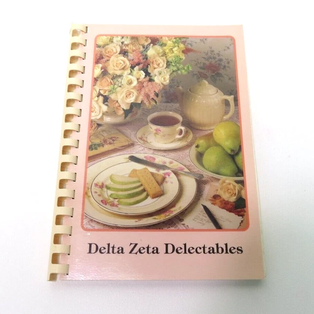 Delta Zeta Delectables Cookbook Huntsville Alabama Chapter 1995